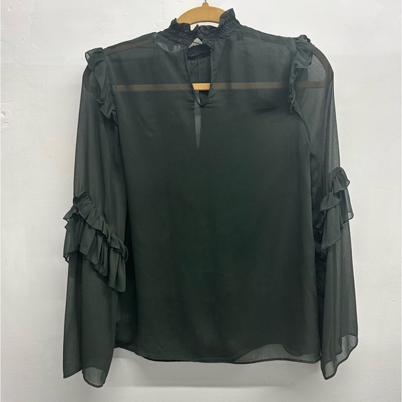 Zara Green Blouse - Picture 2 of 5
